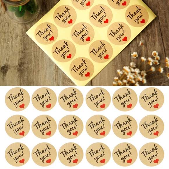 (10) Thank You Stickers for Your Shipping Packages - Picture 3 of 6